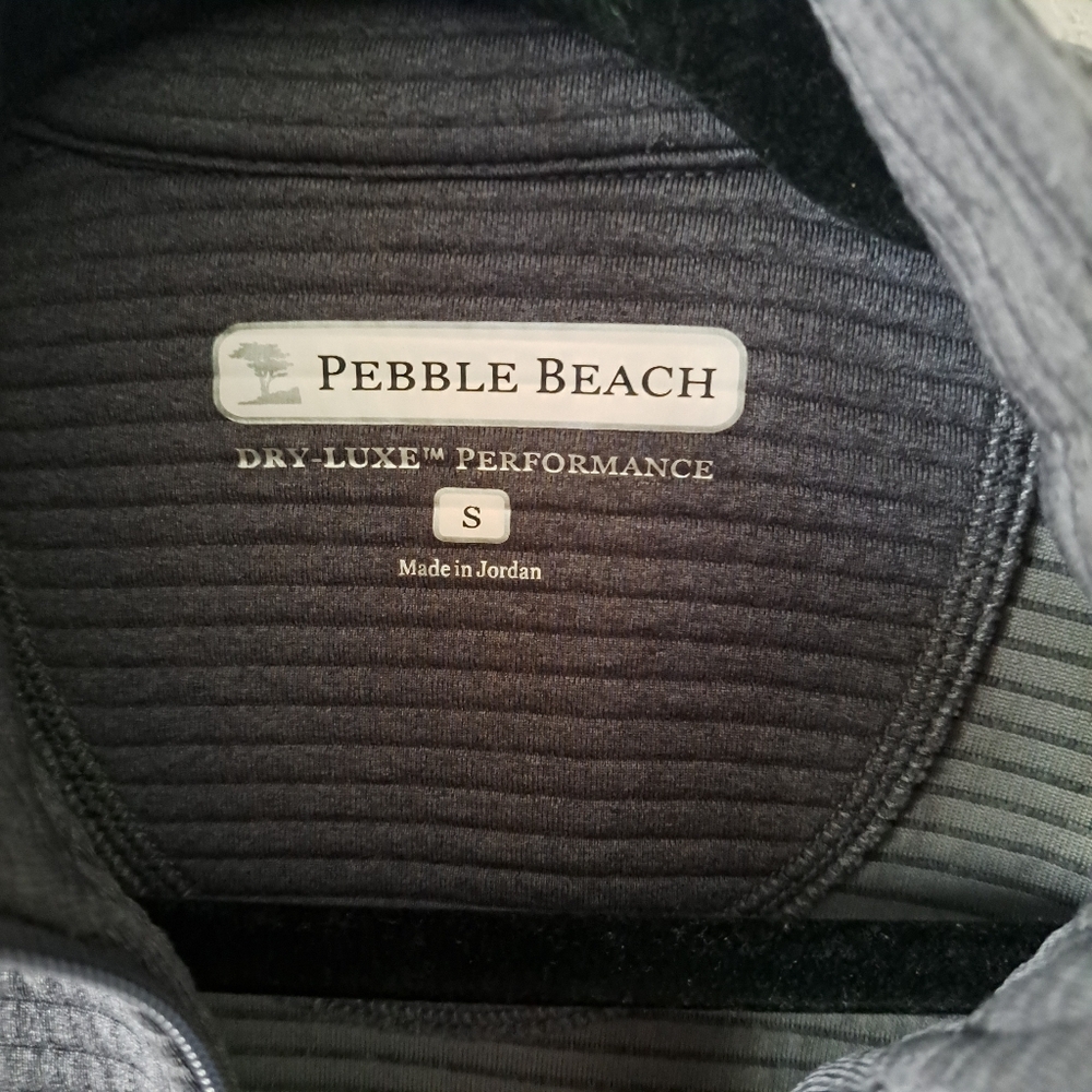 Pebble Beach Gray Quilted Sweatshirt